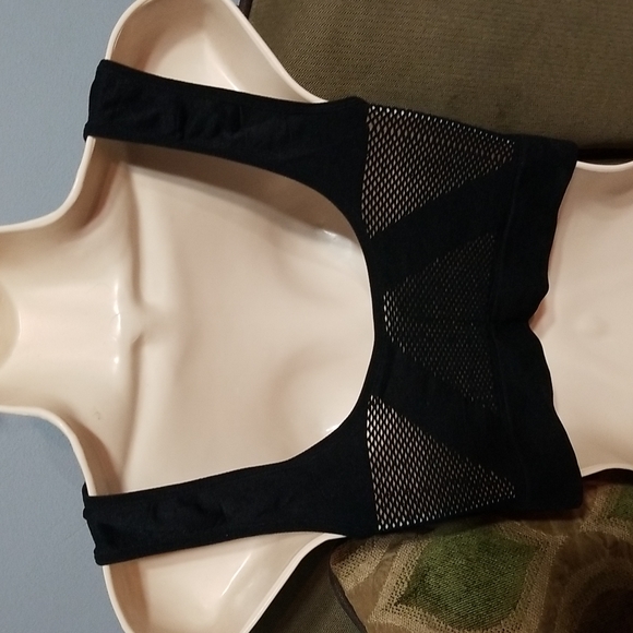 Fashion hollow mesh breathable large black spots bra - Picture 16 of 17